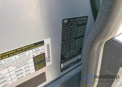 2017 Land Rover Range Rover Hse z USA, uszkodzony, nr VIN SALGS2FV6HA360010